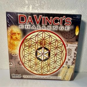 Da Vinci's Challenge Board Game The Ancient Game of Secret Symbols 2004 SEALED!